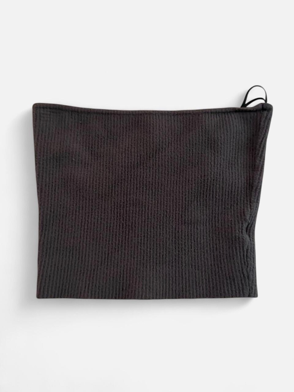 La Hearts Black Ribbed Strapless Crop Tops BUNDLE